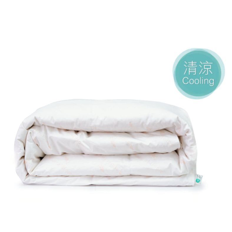 70% White Goose Down Summer Quilt (DFDQ1090) - Down Quilt - Natural Home