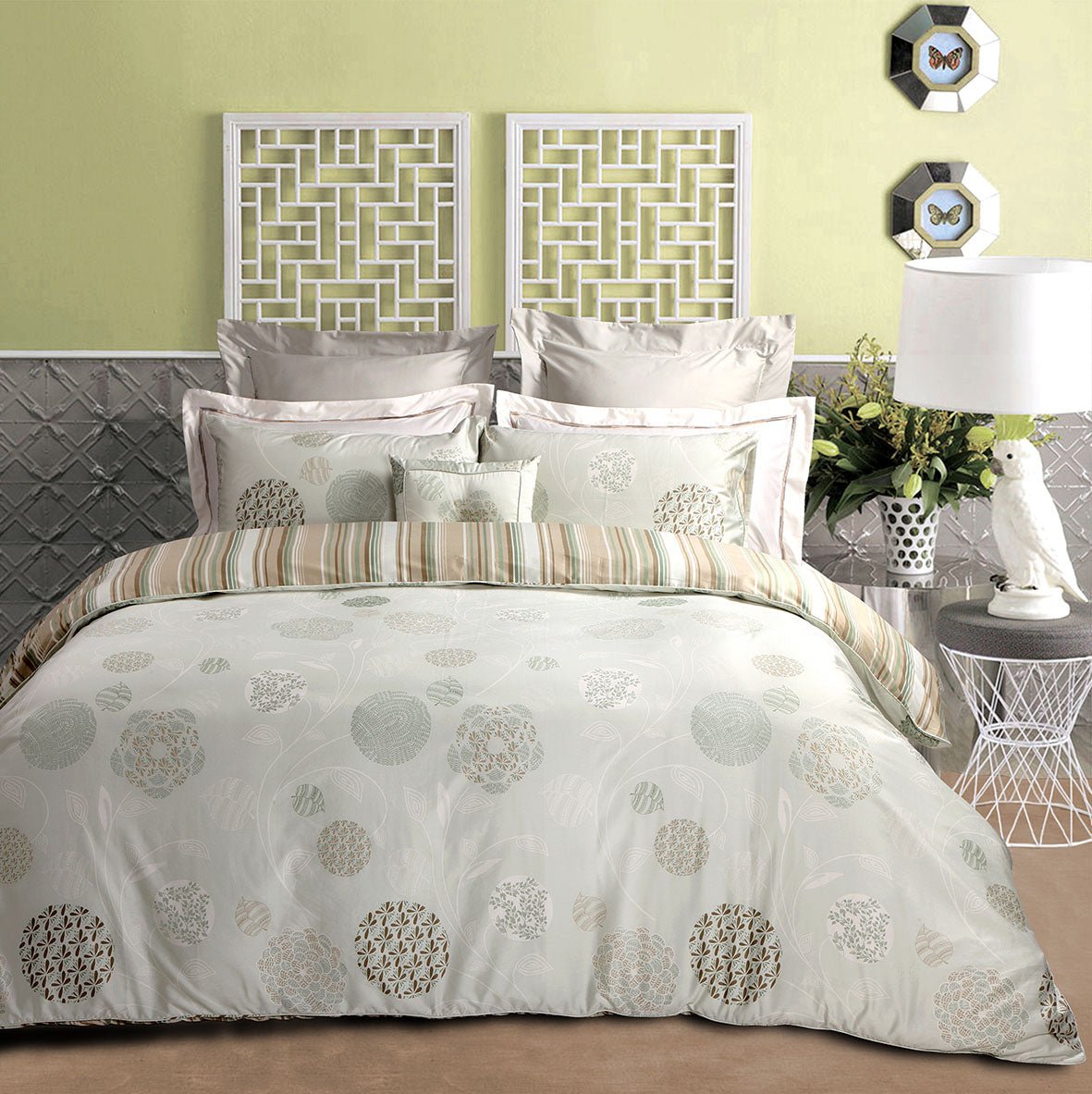 Wrinkle Clear Cotton Anti - mite Bedding (062424) - Natural Home