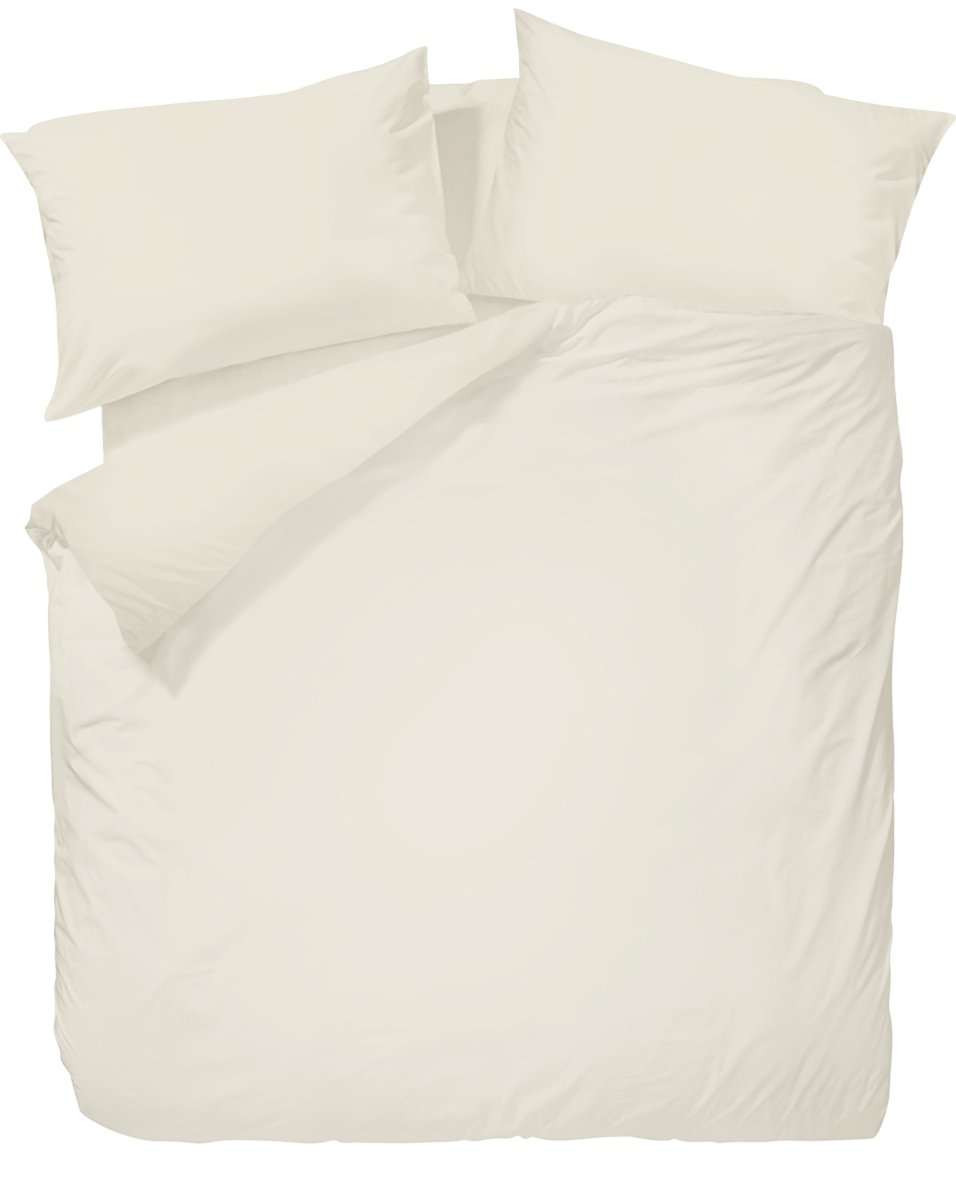 Wrinkle Clear Cotton Anti - mite Plain Color Bedding - Milk Tea (062534) - Natural Home