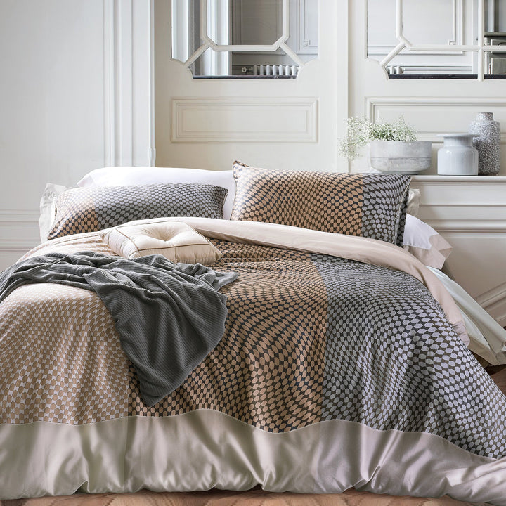 [400 Threads] Pima Cotton Wrinkle Clear Bedding (231808) - Bedset