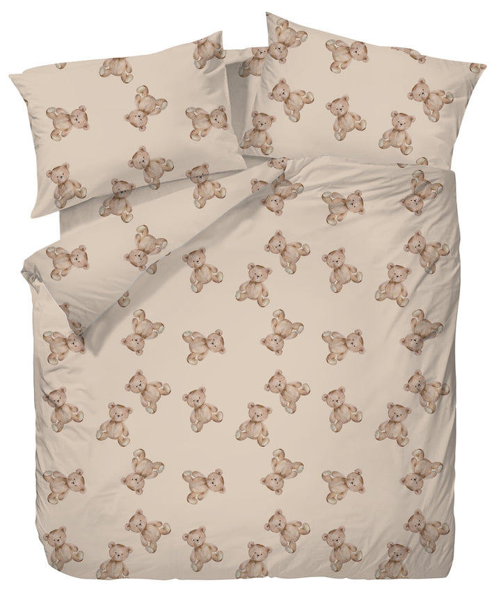 Frattini 100% Cotton Animal Pattern (012222) - Bedset - Teddy Bear