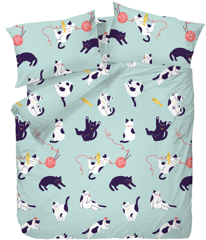 Frattini 100% 純棉系列 印花圖案 (012231) - 枕袋床笠套裝