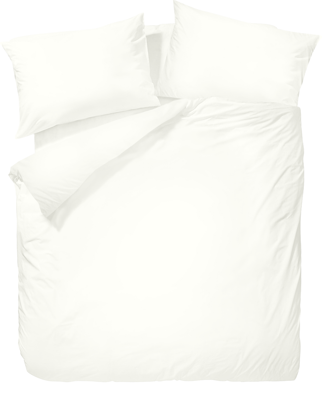 Wrinkle Clear® 抗菌防蟎無皺純棉淨色床品 - 米白色 香草白 (062247)
