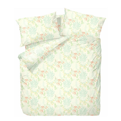 100% Cotton Printed Pattern (022131) - Bedset - Natural Home