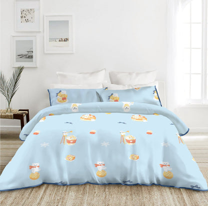 MALLOW Ultra-Soft 100% Cotton Bedding - Polar Bear Café (132549)