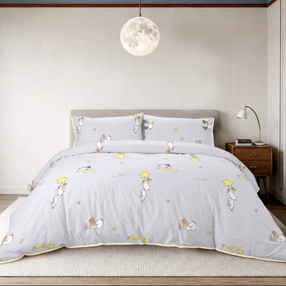 Cotton Bedding Set with Rabbit Cartoon Pattern