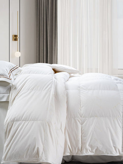 98% White Goose Down All Seasons Down Comforter (DFQT8498) - Down Quilt - Natural Home
