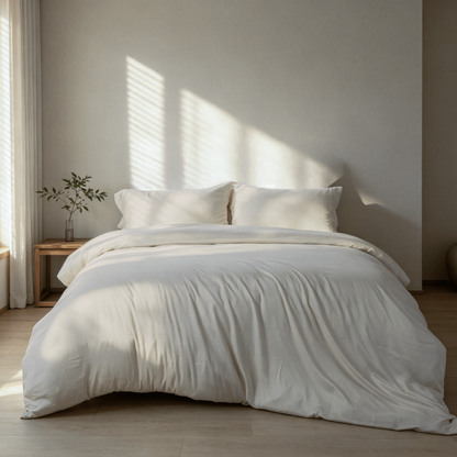 Bamboo bedsheet in grey