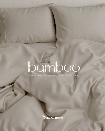 BAMBOO Eco Bed Sheet - Flax Grey (322617)