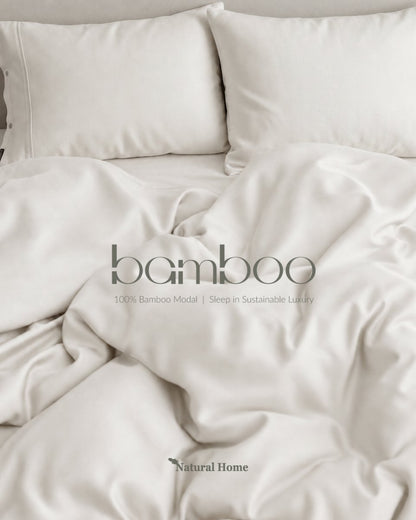 BAMBOO Eco Bed Sheet - Cloud White (322616)