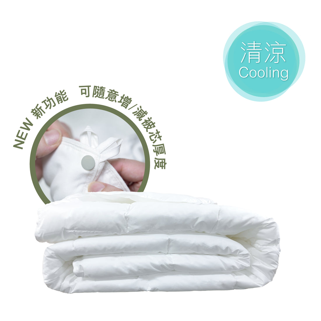 Microfiber 太空智慧被 夏被 (FQQP9001) - 纖維被