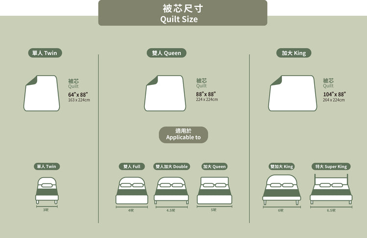 Size Guide – Natural Home
