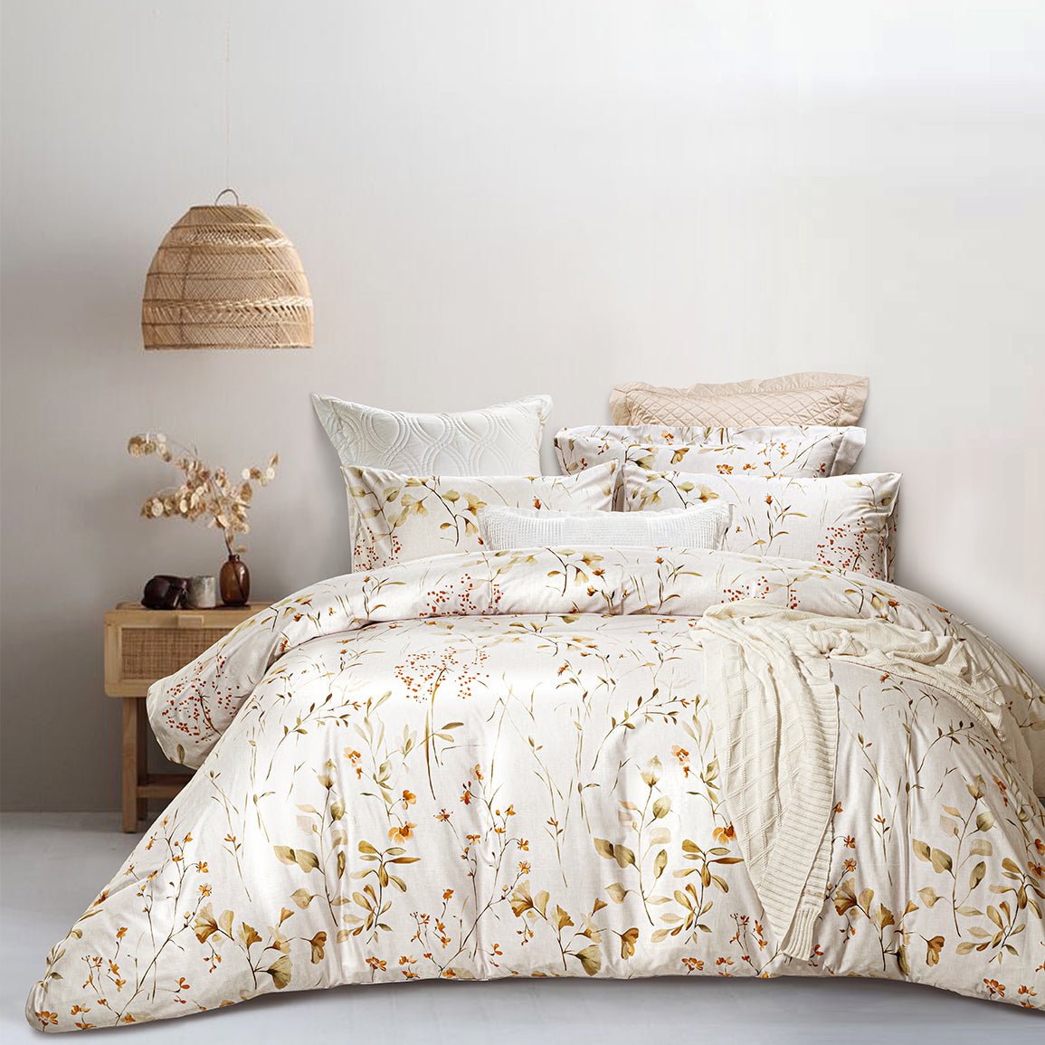 [ Active Fresh ] Wrinkle Clear Printed Pattern (062141) - Bedset - Natural Home