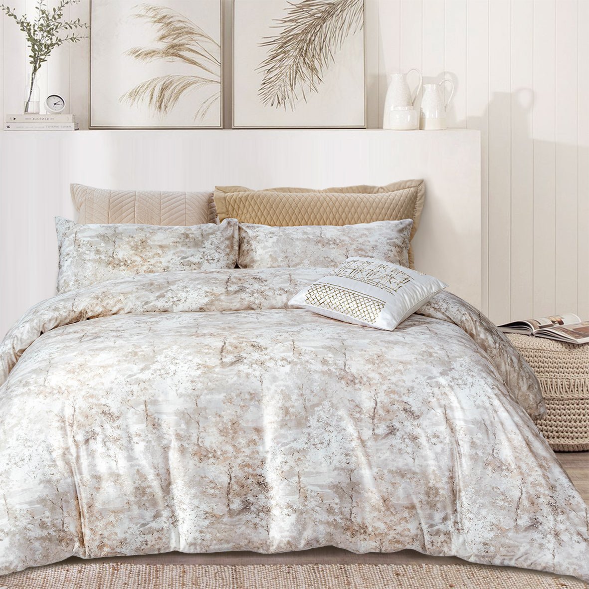 [ Active Fresh ] Wrinkle Clear Printed Pattern (062182) - Bedset - Natural Home