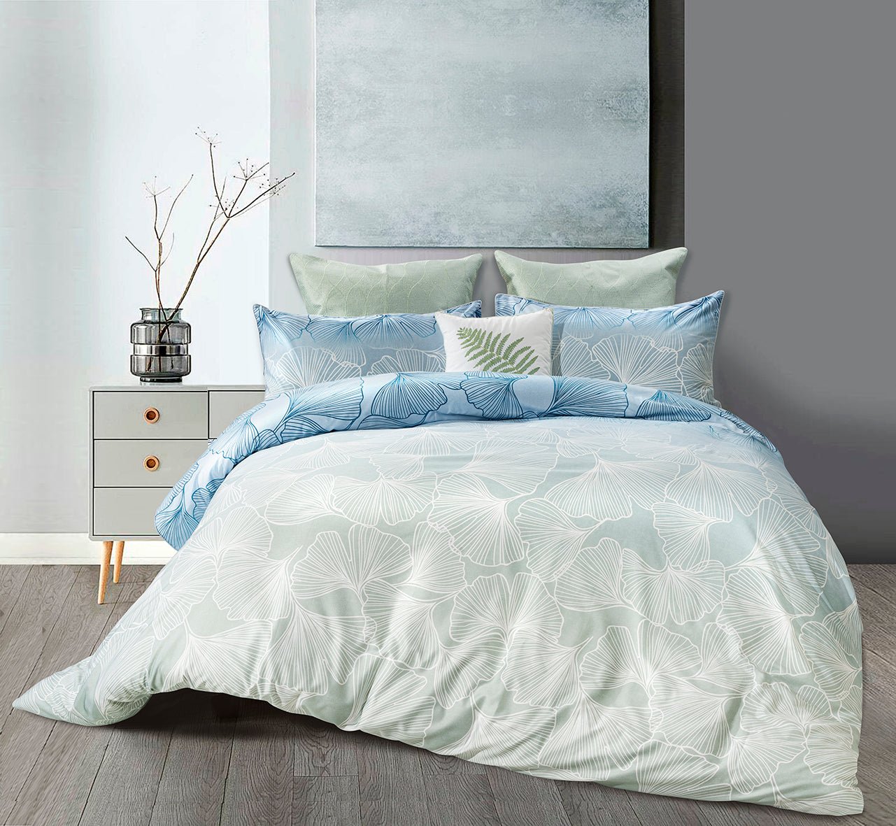 [ Active Fresh ] Wrinkle Clear Printed Pattern (062204) - Bedset - Natural Home