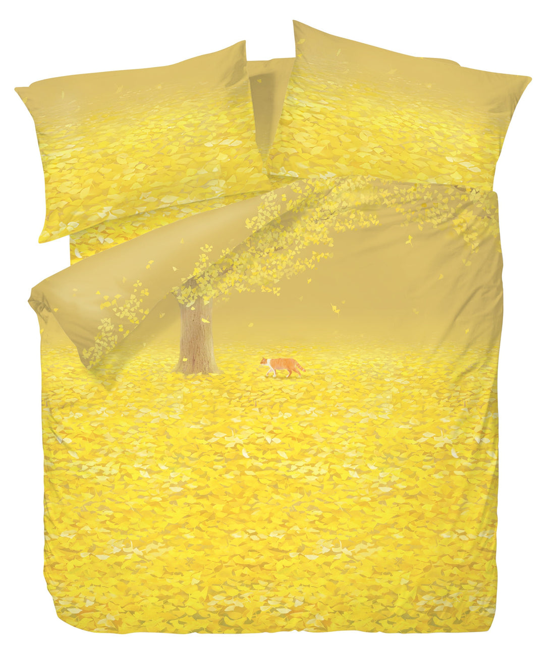 [ Active Fresh ] Wrinkle Clear Printed Pattern (062335) - Bedset - Ginkgo - Natural Home