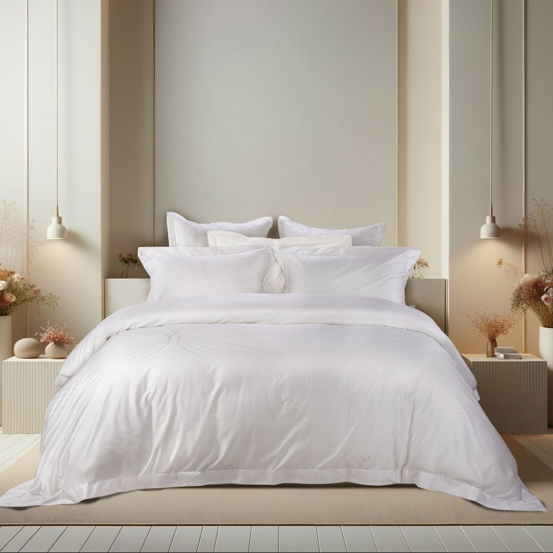 Artemis Jacquard Series - Wrinkle Clear Cotton Anti - mite Bedding (172426) - Natural Home