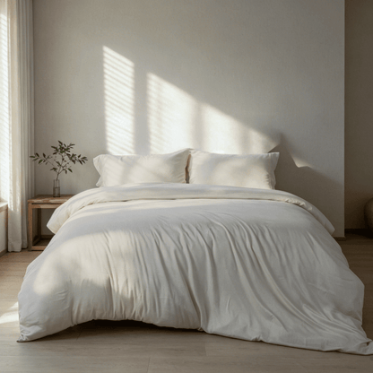 BAMBOO Eco Bed Sheet - Flax Grey (322617) - Natural Home