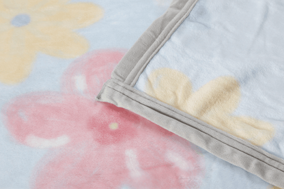 Close-up of the blanket to show the details