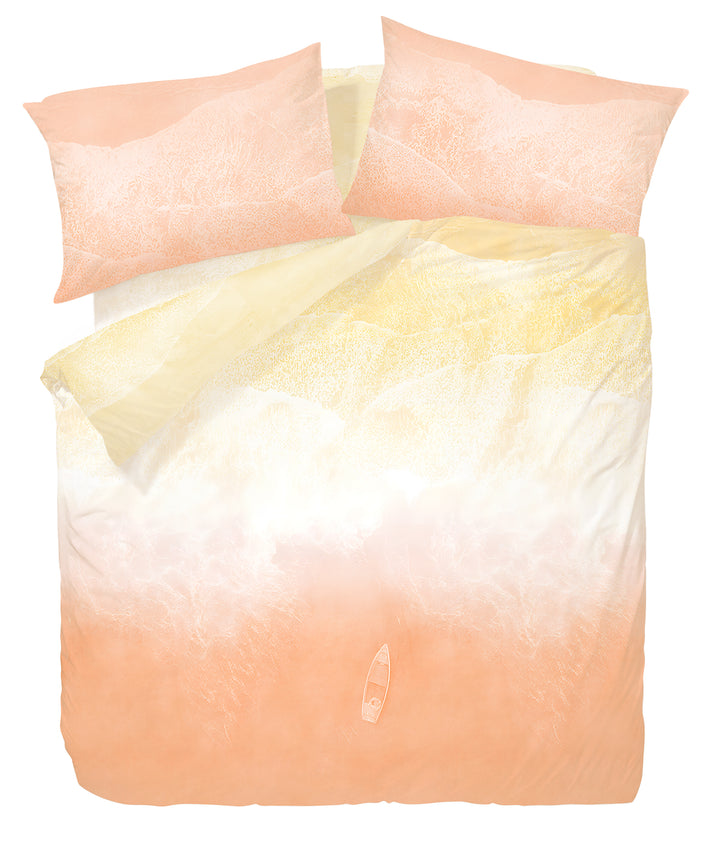 抗菌防蟎無皺系列 印花圖案 (062261) - 全套床品套裝 - 日出沙灘