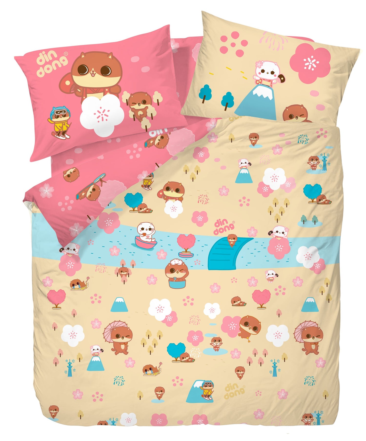 Cartoon Collection Din Dong Active Fresh (BD01DD01) - Bedset - Natural Home