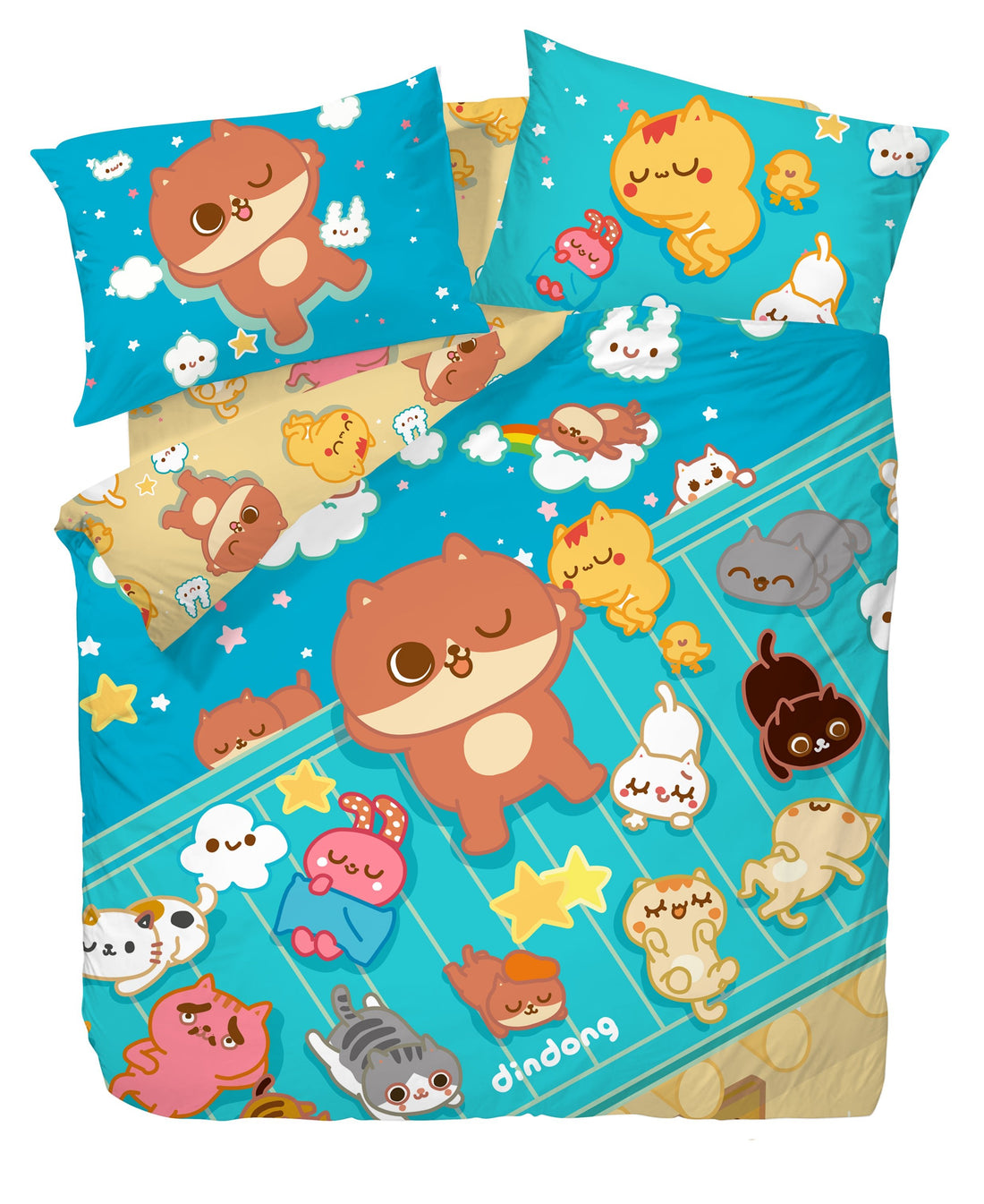 Cartoon Collection Din Dong Active Fresh (BD01DD02) - Bedset - Natural Home