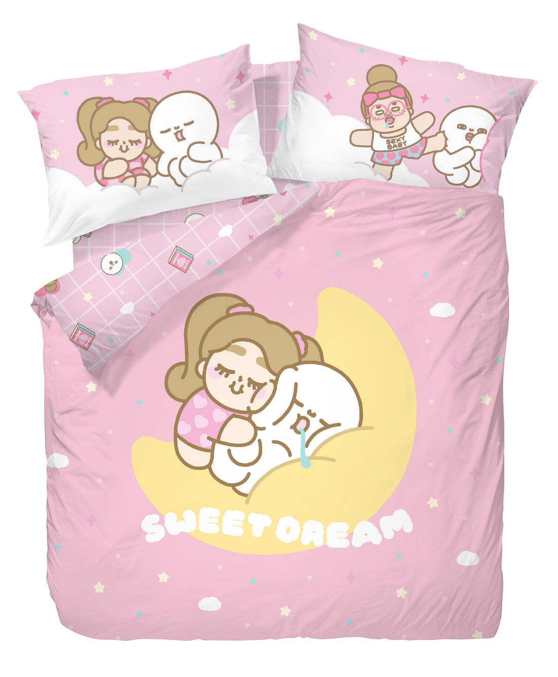 Cartoon Collection Plastic Thing Active Fresh (BD01PT03) - Bedset - Natural Home