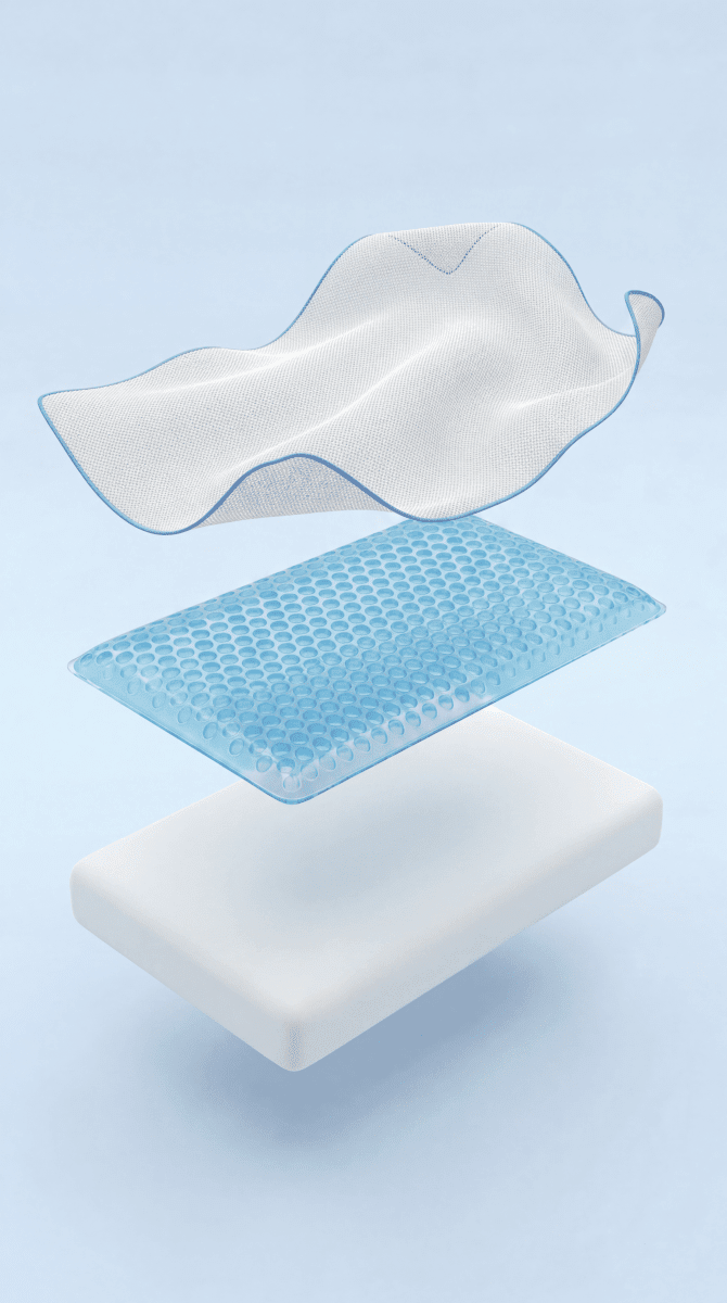 Cooling Zero - Pressure Pillow (PW269001S) - Natural Home