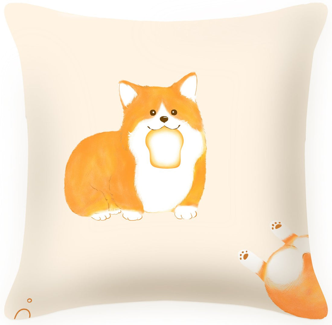 Corgi Bread Cushion (CCCU2411S) - Accessories - Natural Home