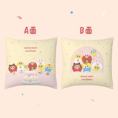 Cushion (CCCUSL01 - 05) - Sesame Street x LINE FRIENDS Bedding Collection - Natural Home