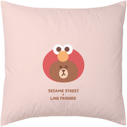 Cushion (CCCUSL01 - 05) - Sesame Street x LINE FRIENDS Bedding Collection - Natural Home