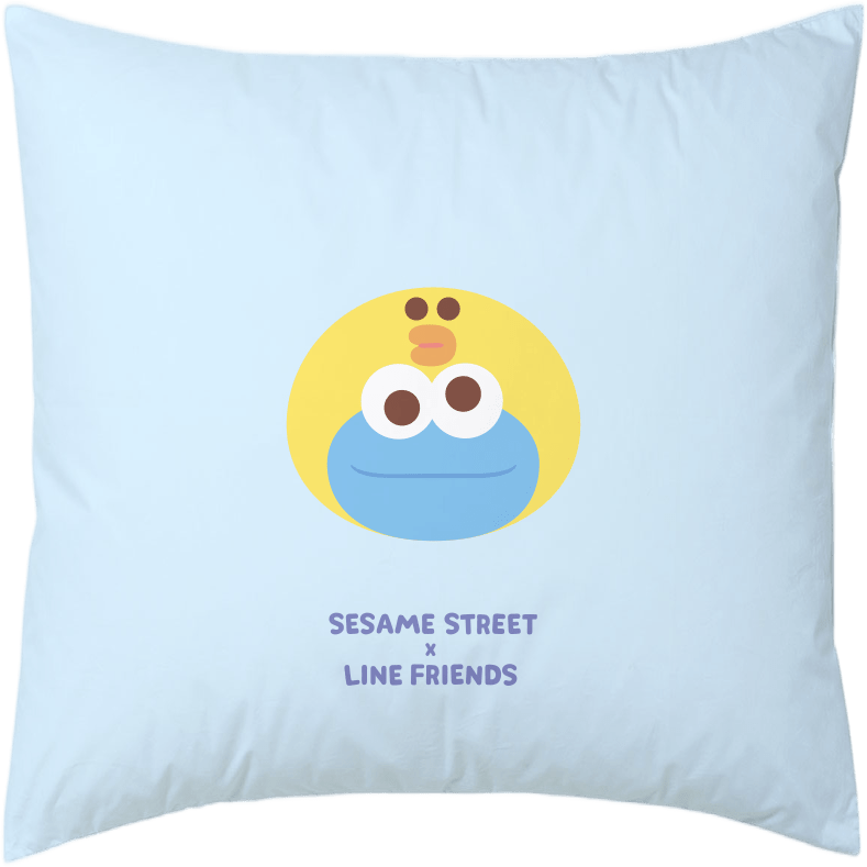 Cushion (CCCUSL01 - 05) - Sesame Street x LINE FRIENDS Bedding Collection - Natural Home