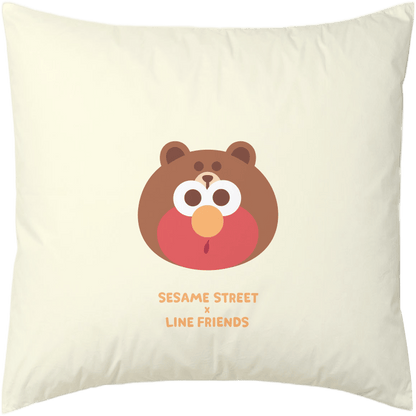 Cushion (CCCUSL01 - 05) - Sesame Street x LINE FRIENDS Bedding Collection - Natural Home