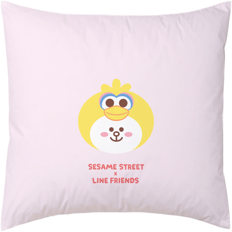 Cushion (CCCUSL01 - 05) - Sesame Street x LINE FRIENDS Bedding Collection - Natural Home