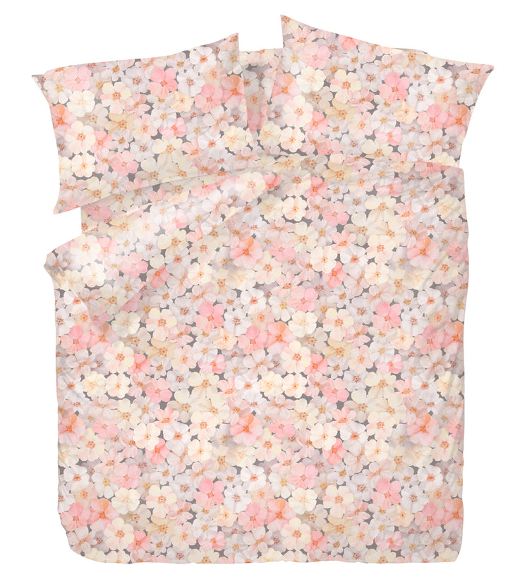 抗菌防蟎無皺系列 印花圖案 (062317) - 全套床品套裝 - 粉紅花海