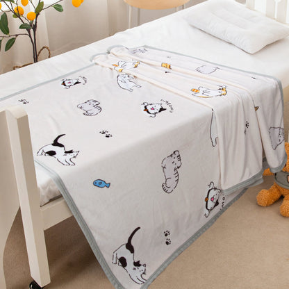 Fleece Blanket (BKCB2586) - Meow meow world - Natural Home