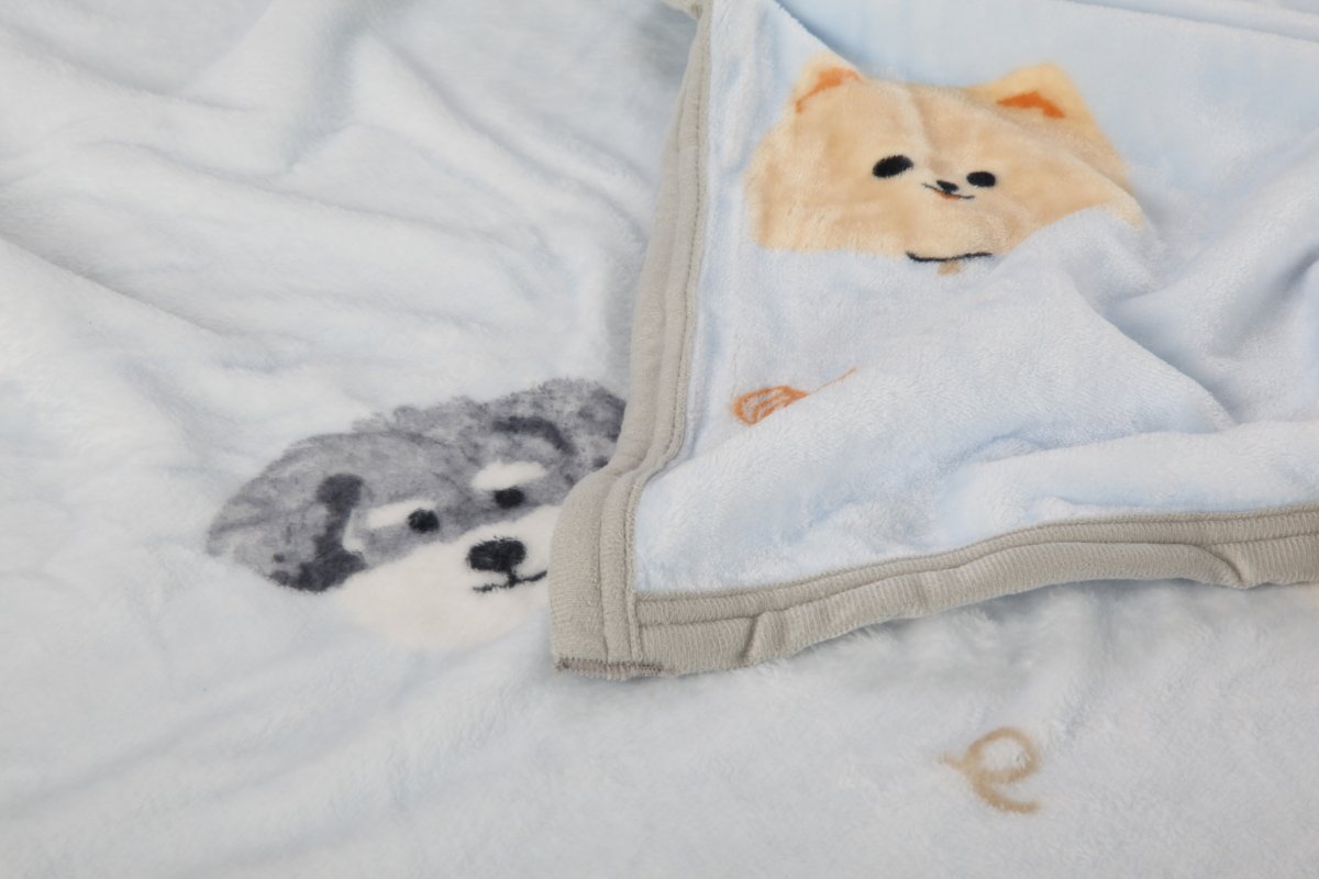 Fleece Blanket (BKCB2587) - Doggy - Natural Home