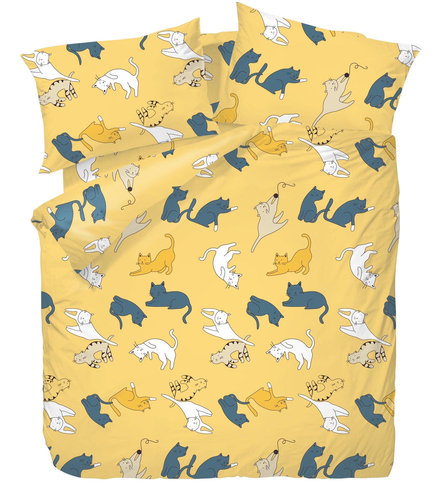 Frattini 100% Cotton Animal Pattern (012230) - Bedset - Natural Home