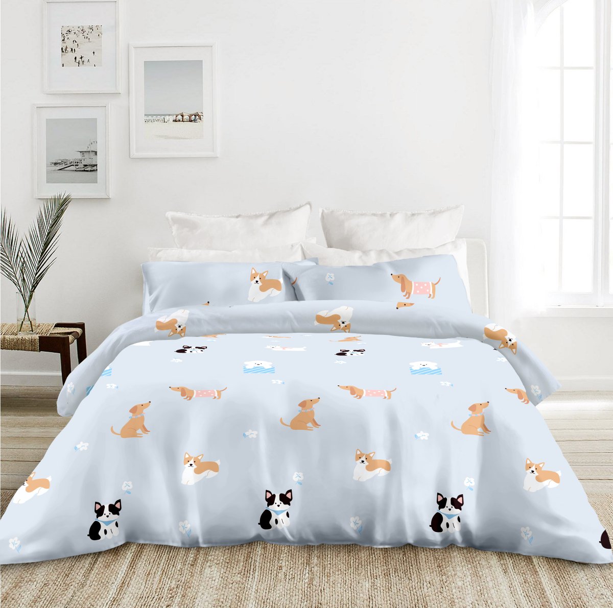 Frattini 100% Cotton Animal Pattern (012520) - Natural Home