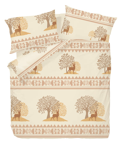 Frattini 100% Cotton Animal Pattern - Dear Deer (012413) - Natural Home