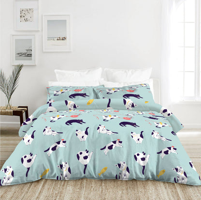 Frattini 100% Cotton Animal Patterns (012231) - Bedset - Natural Home