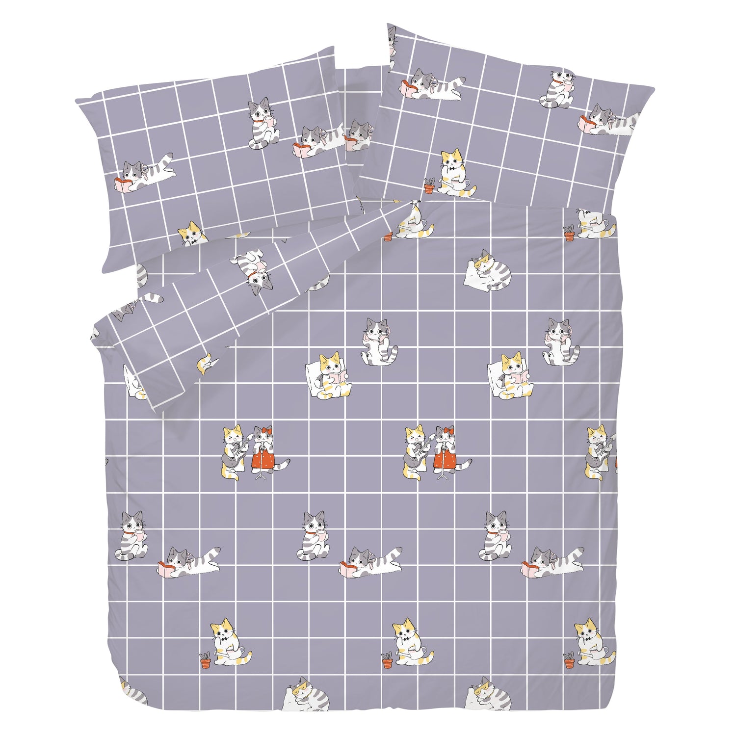 Frattini 100% Cotton Animal Patterns (012316) - Bedset - Natural Home