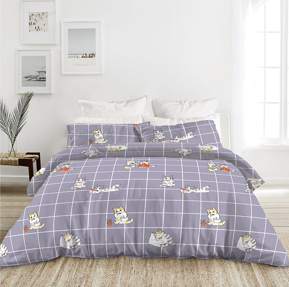 Frattini 100% Cotton Animal Patterns (012316) - Bedset - Natural Home