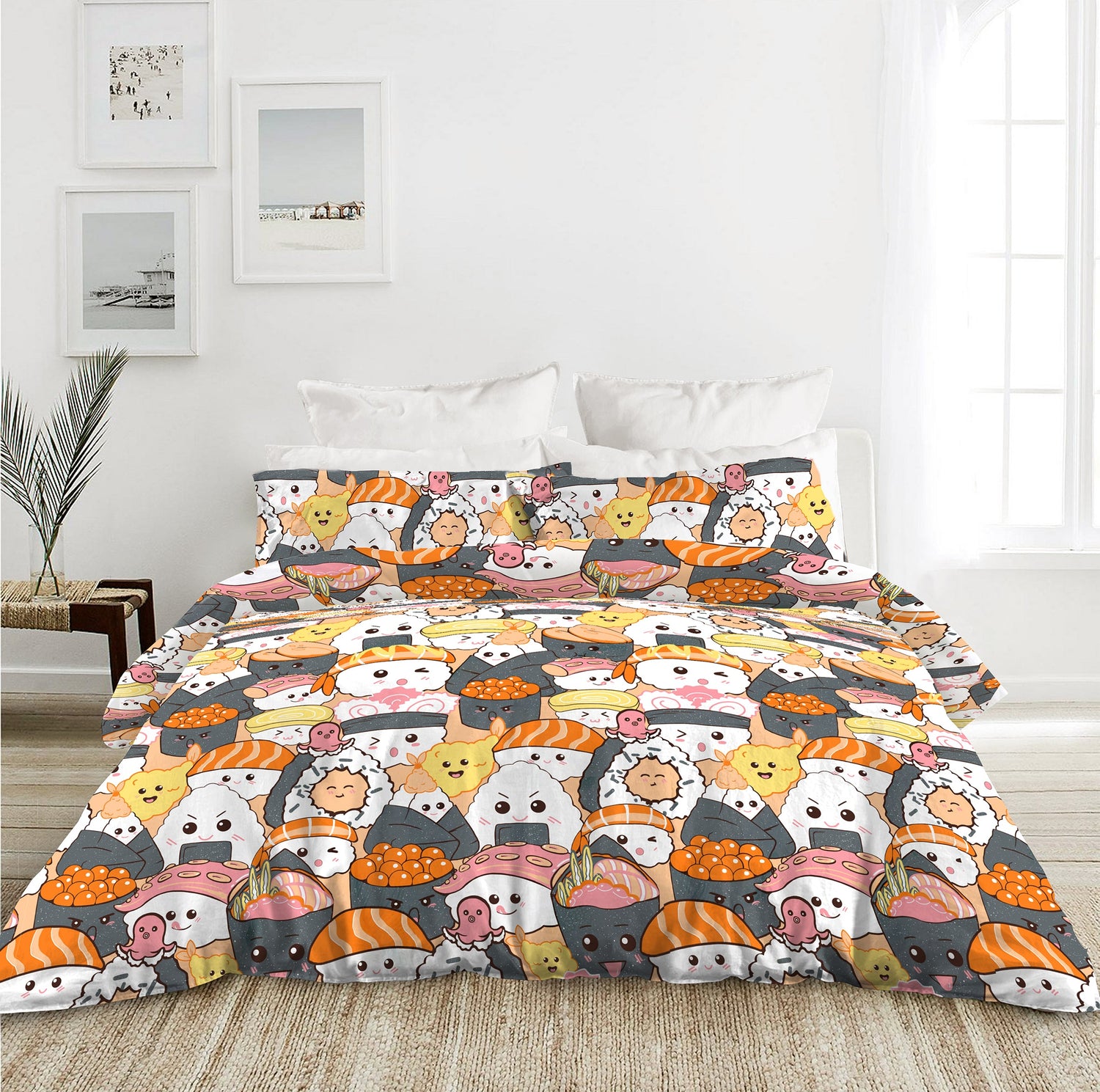 Frattini 100% Cotton Cartoon Patterns (012260) - Bedset - Natural Home