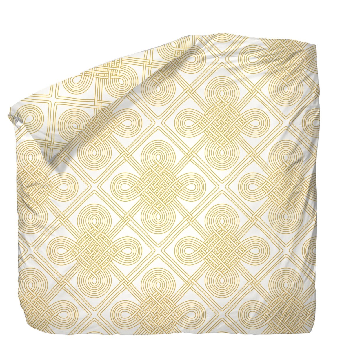 Frattini 100% Cotton Geometric Pattern (012105) - Natural Home