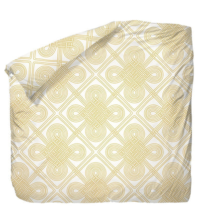 Frattini 100% Cotton Geometric Pattern (012105) - Natural Home