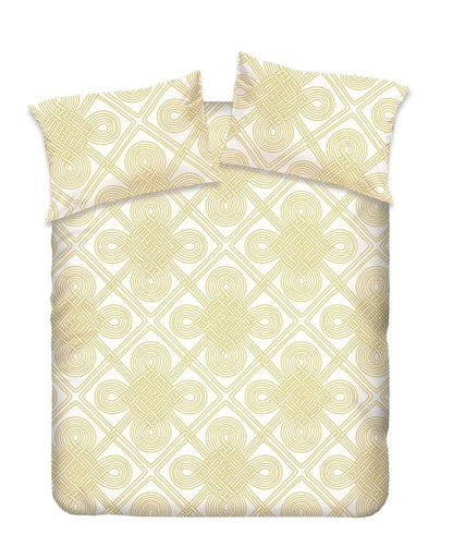 Frattini 100% Cotton Geometric Pattern (012105) - Natural Home