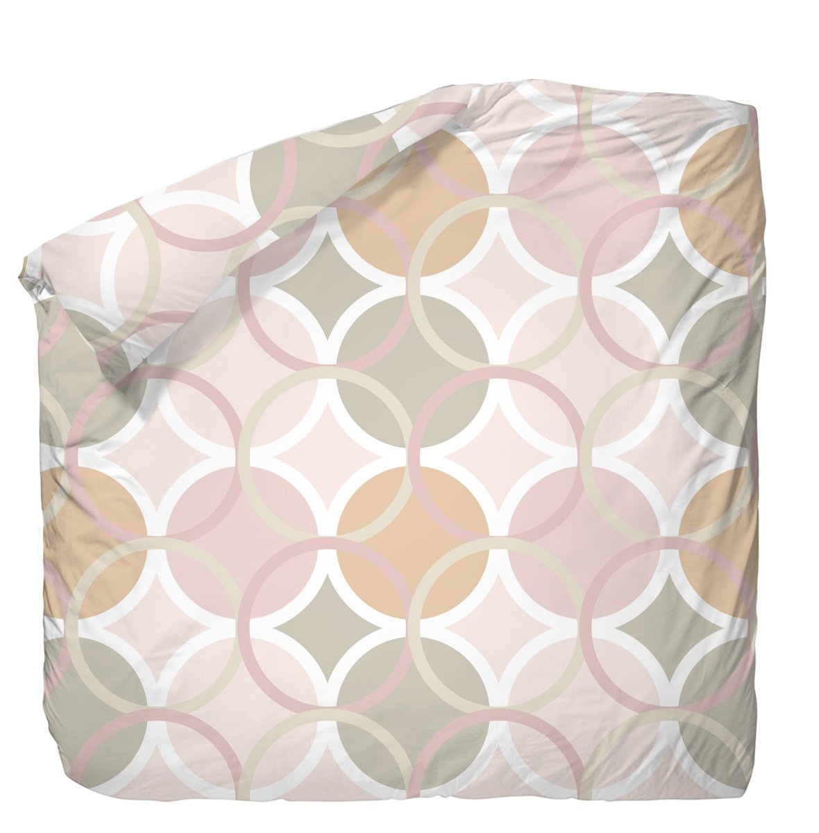 Frattini 100% Cotton Geometric Pattern (012120) - Natural Home