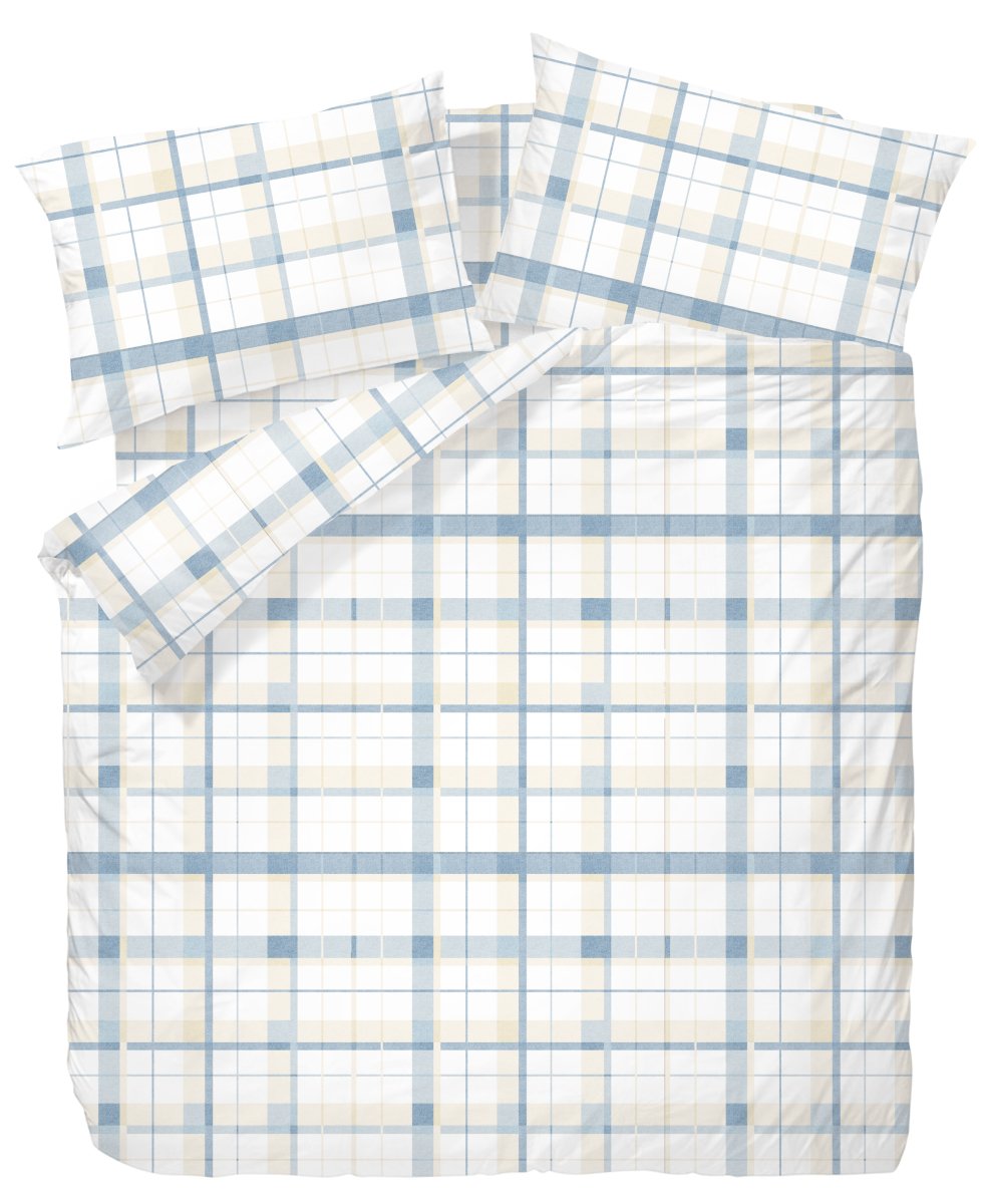 Frattini 100% Cotton Geometric Pattern (012443) - Natural Home