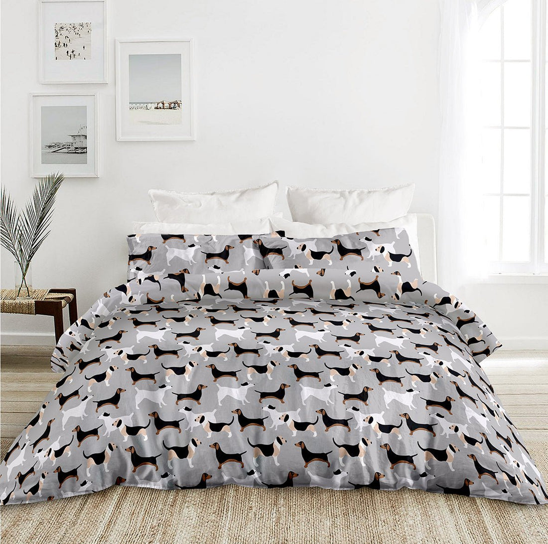 Frattini 100% Cotton Printed Pattern (012122) - Bedset - Natural Home